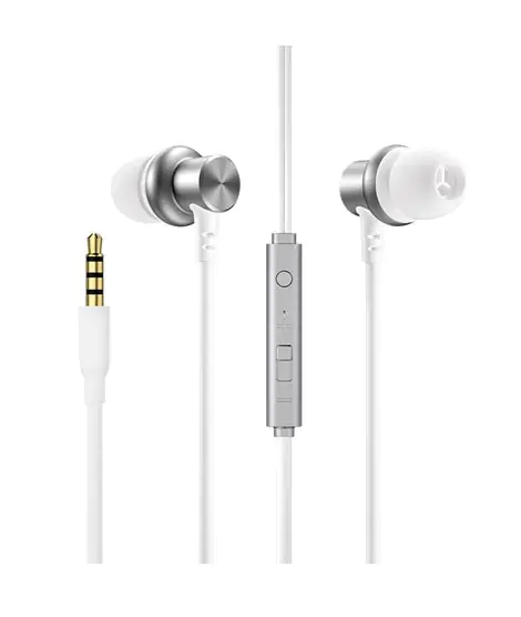 Joyroom 3.5mm Wired In-Ear Earphones Silver (JR-EL115)