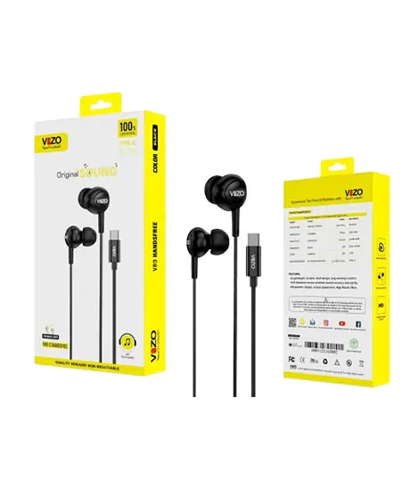 Vizo Type-C Handfree Black (VR9)