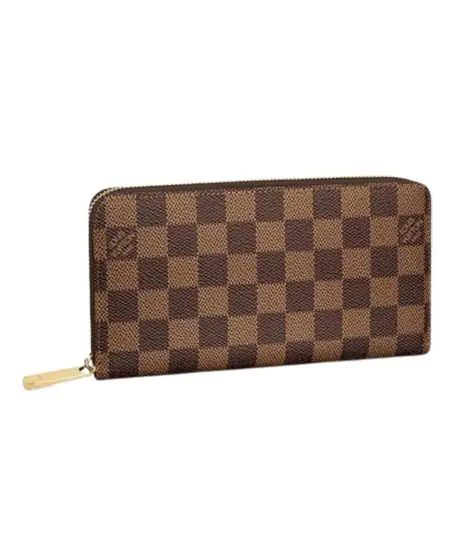Lv Zippy Long Purse for women Brown