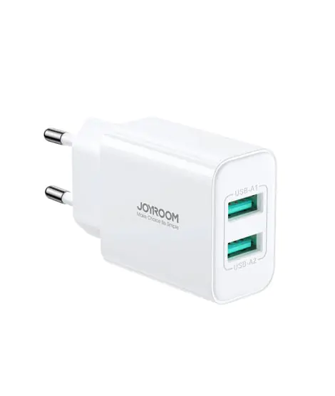 Joyroom 2.1A 2USB Charger EU White (JR-TCN04)