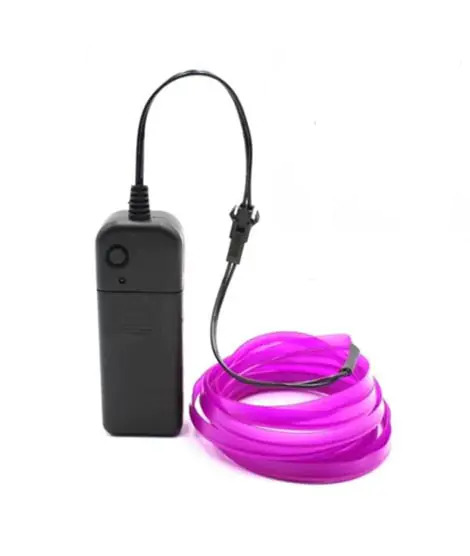 Flexible Wire Neon LED Rope Tube Cable 9ft - Light Purple
