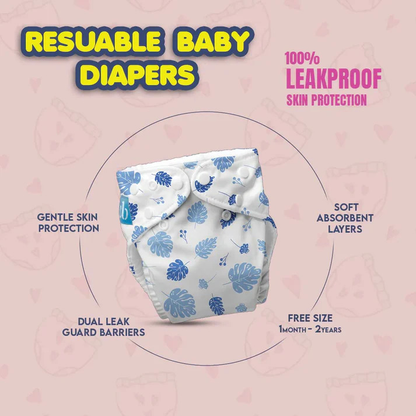 Kids Reusable Diaper + Free Inner