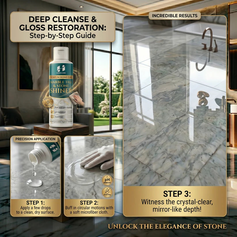 Luxury Marble & Tile Cleaner – Brilliant Gloss Finish