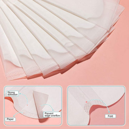 Pack of 10 Pcs Underarm Sweat Pads - Disposable Armpit Pads for Women and Men, Comfortable Unflavored, Non Visible
